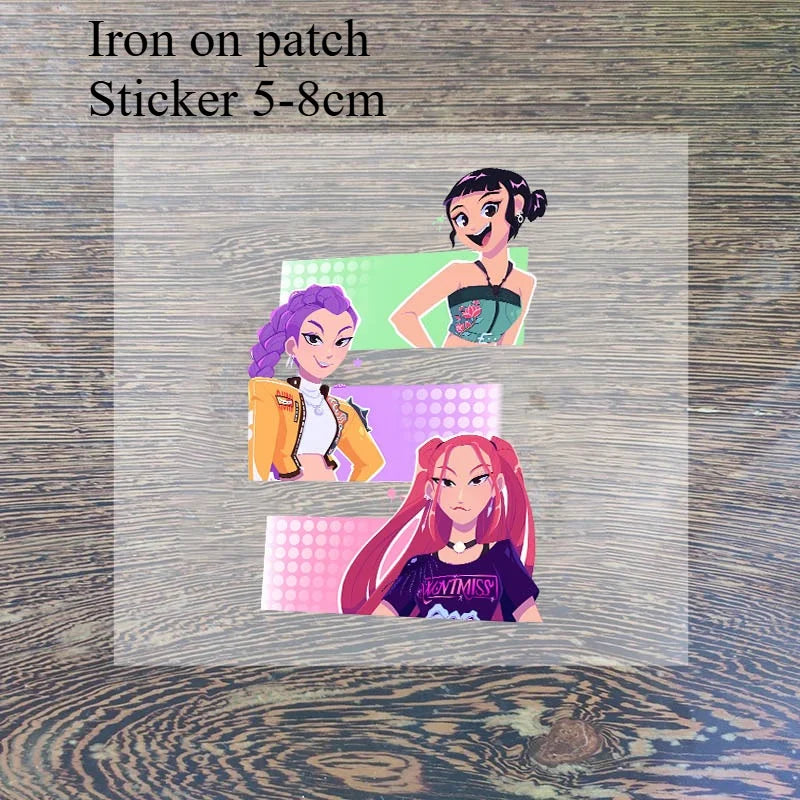 Caja de comida con estampado de la película de dibujos animados K-pop Demon Hunters para niños, lonchera para el regreso a clases, cubo de picnic Huntrix Saja Boys Derpy Tiger